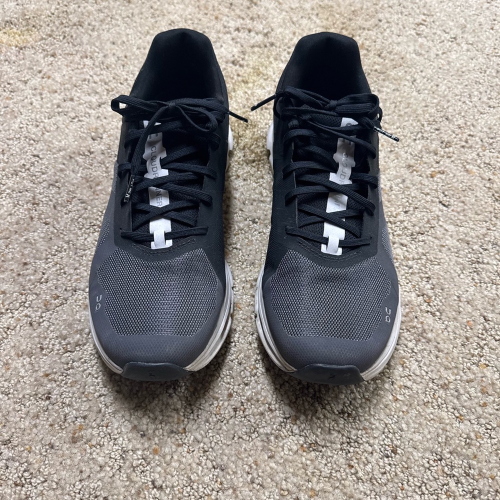 Black and Gray Athletic Sneakers